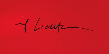 Lot #533 Roy Lichtenstein Signed Book - Guggenheim Museum's Roy Lichtenstein - Image 2