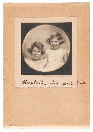 Lot #243 Queen Elizabeth II Signed Photograph as a