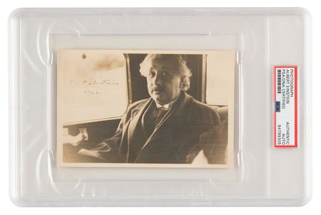 Lot #288 Albert Einstein Signed Photograph (1933)
