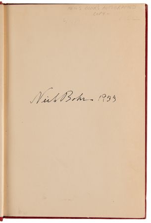 Lot #331 Niels Bohr Signed Book - Wagner's Parsifal - Image 4