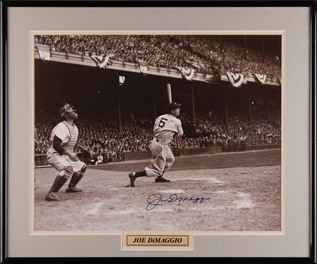 Lot #866 Joe DiMaggio Signed Oversized Photograph - Image 2