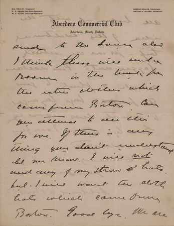 Lot #398 Titanic: Archibald Butt Autograph Letter Signed - Image 3