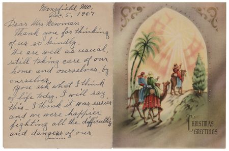 Lot #625 Laura Ingalls Wilder Autograph Letter Signed Twice - 