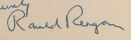 Lot #172 Ronald Reagan Autograph Letter Signed on His High School and College - Image 3
