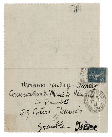 Lot #539 Georges Rouault Autograph Letter Signed: 