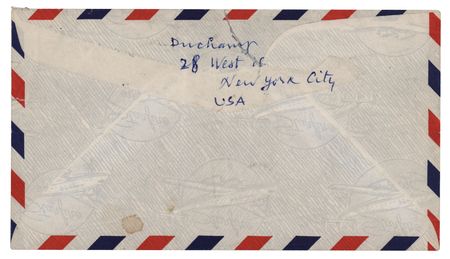Lot #505 Marcel Duchamp Autograph Letter Signed, Seeking a 