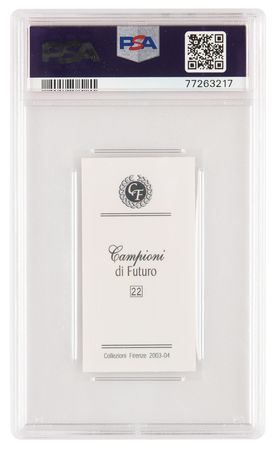 Lot #872 Cristiano Ronaldo 2003 Campioni di Futuro Card - PSA MINT 9 - Image 2