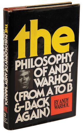 Lot #519 Andy Warhol Signed Book with Soup Can Sketch - The Philosophy of Andy Warhol - Image 3