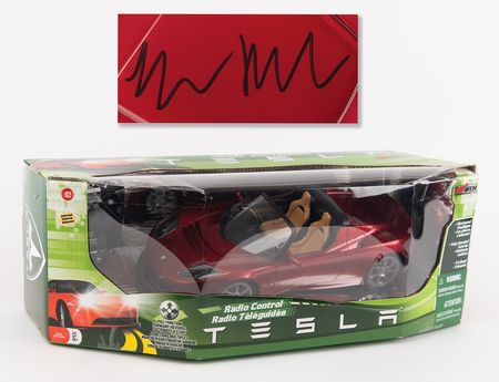 Lot #271. Elon Musk Signed Tesla Roadster R/C Car