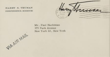 Lot #184 Harry S. Truman (2) Typed Letters Signed on Morgan Dollars - Image 4