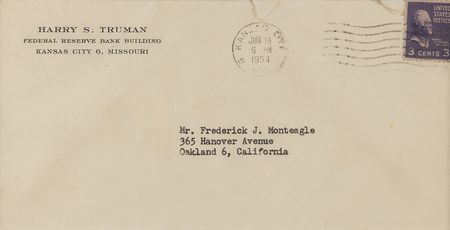 Lot #184 Harry S. Truman (2) Typed Letters Signed on Morgan Dollars - Image 5