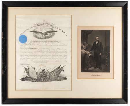 Lot #26 Abraham Lincoln Document Signed as President, Appointing an Additional Paymaster of Volunteers - One Month Before His Assassination - Image 3
