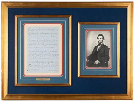 Lot #20 Abraham Lincoln Autograph Document Signed - Legal Deposition in a Butter Churn Dispute, with 250+ Words in Lincoln's Hand - Image 2