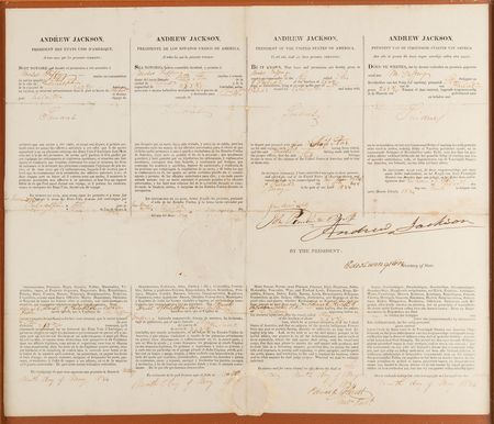 Lot #13 Andrew Jackson Document Signed as President - Image 2
