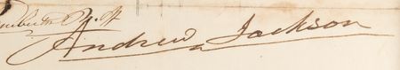 Lot #13 Andrew Jackson Document Signed as President - Image 3