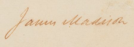 Lot #9 James Madison and James Monroe Document Signed - War of 1812 Letter of Marque for a Privateer - Image 3