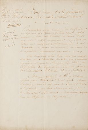 Lot #418 Napoleon Document Signed on Taxes - Image 2