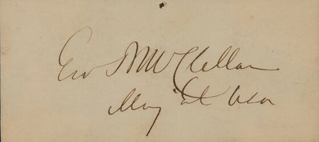 Lot #470 George B. McClellan Signature - Image 2