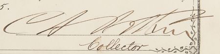Lot #88 Chester A. Arthur Twice-Signed Document - Image 4