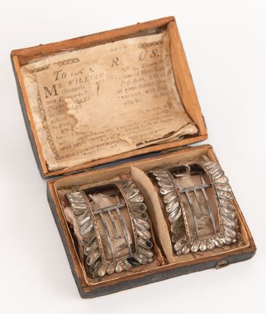 Lot #1 George Washington's Pair of Colonial-Era Shoe Buckles - Image 4