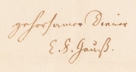 Lot #291 Carl Friedrich Gauss (2) Autograph Letters Signed on Earth's Magnetic Field - Image 3