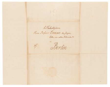 Lot #291 Carl Friedrich Gauss (2) Autograph Letters Signed on Earth's Magnetic Field - Image 4