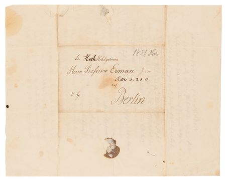 Lot #291 Carl Friedrich Gauss (2) Autograph Letters Signed on Earth's Magnetic Field - Image 8