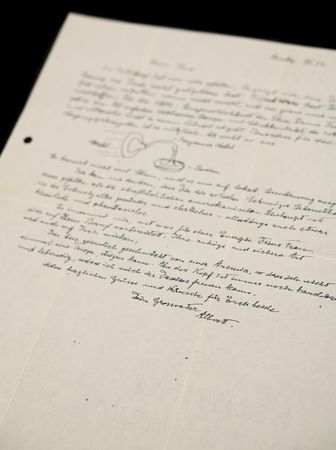 Lot #287 Albert Einstein Autograph Letter Signed to His Grandson: 