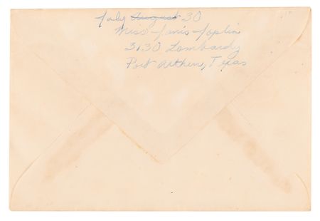 Lot #647 Janis Joplin Autograph Letter Signed with a Self-Portrait Sketch, Relating a Discussion of 