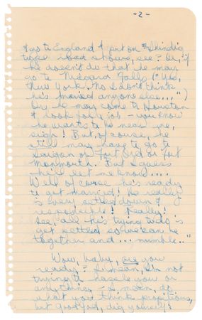 Lot #647 Janis Joplin Autograph Letter Signed with a Self-Portrait Sketch, Relating a Discussion of 