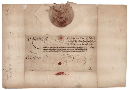 Lot #396 Rudolf II, Holy Roman Emperor Letter Signed - Image 3