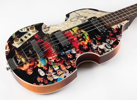 Lot #641 Beatles: Paul McCartney Signed Hofner 'Violin' Bass Guitar with Sgt. Pepper's Finish - Image 7