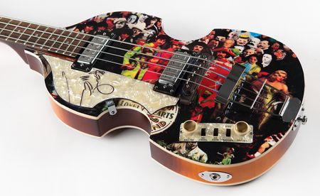 Lot #641 Beatles: Paul McCartney Signed Hofner 'Violin' Bass Guitar with Sgt. Pepper's Finish - Image 8