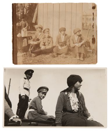 Lot #245 Russian Imperial Family: (2) Rare Original Photographs of the Grand Duchesses - Two of the Last Photos Taken of the Romanovs - Image 1