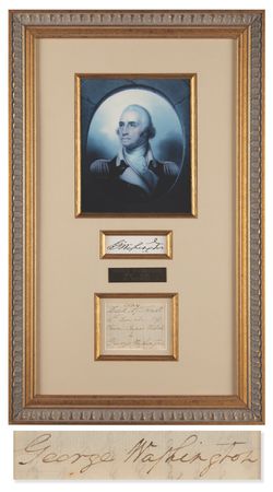Lot #3 George Washington Partial Autograph