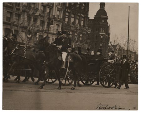 Lot #74 William H. Taft and Woodrow Wilson (2) Signed Inaugural Parade Photographs - Image 3