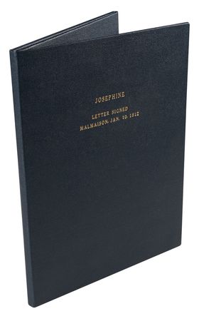 Lot #227 Josephine Bonaparte Letter Signed, Recommending the Brother of 