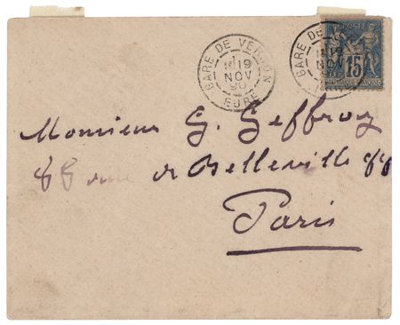 Lot #510 Claude Monet Autograph Letter Signed on the 