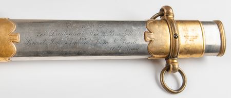 Lot #432 Civil War Ames US Model 1850 Staff & Field Officer's Sword, Presented by Gen. Irvin McDowell - Image 10