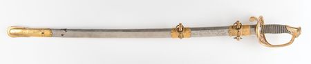 Lot #432 Civil War Ames US Model 1850 Staff & Field Officer's Sword, Presented by Gen. Irvin McDowell - Image 4