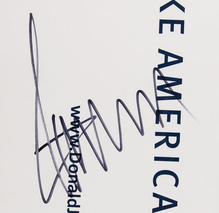 Lot #195 Donald Trump Signed Campaign Sign - Image 3