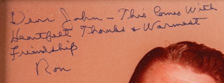 Lot #174 Ronald Reagan Oversized Signed Photograph to Gov. John B. Connally - Image 3