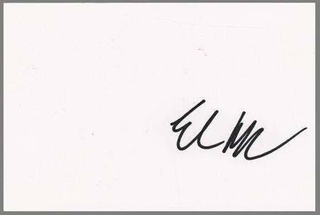 Lot #381 Elon Musk Signature