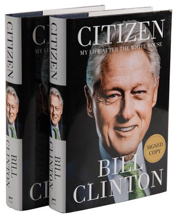 Lot #103 Bill Clinton (2) Signed Books - Citizen - Image 1