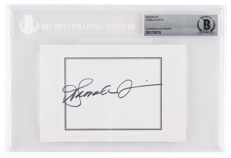 Lot #348 Kamala Harris Signature