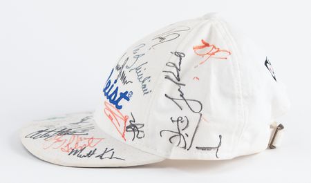 Lot #198 Donald Trump and Rudy Giuliani Signed Titleist Baseball Hat - Image 4