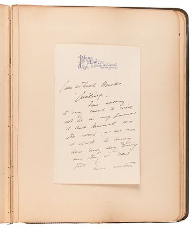 Lot #326 19th Century Notables Autograph Album with (40+) Letters and Signatures - Image 7