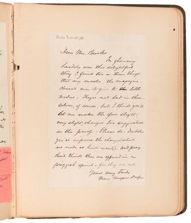 Lot #326 19th Century Notables Autograph Album with (40+) Letters and Signatures - Image 8