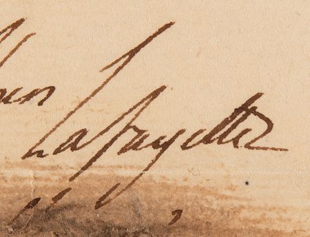 Lot #407 Marquis de Lafayette (2) Autograph Letters Signed - Image 2