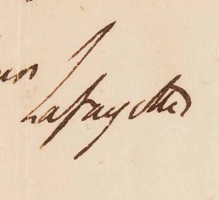 Lot #407 Marquis de Lafayette (2) Autograph Letters Signed - Image 3